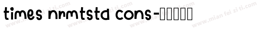 times nrmtstd cons字体转换